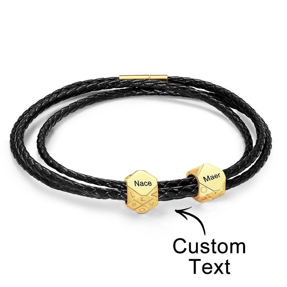 Custom Engraved Bracelet Simple and Versatile Gift for Her