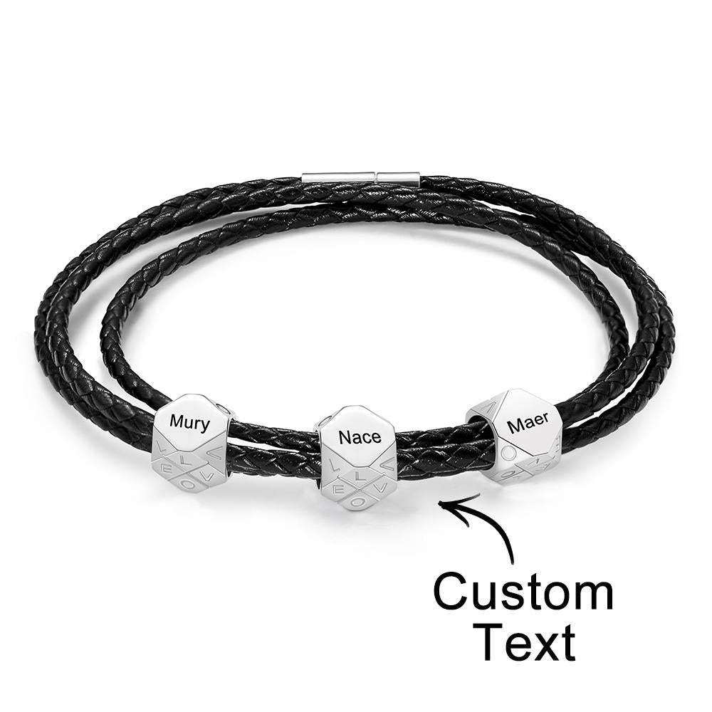 Custom Engraved Bracelet Simple and Versatile Gift for Her