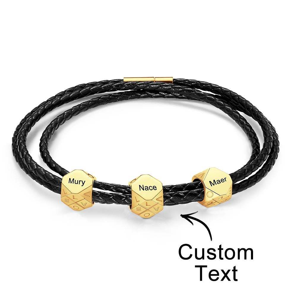 Custom Engraved Bracelet Simple and Versatile Gift for Her