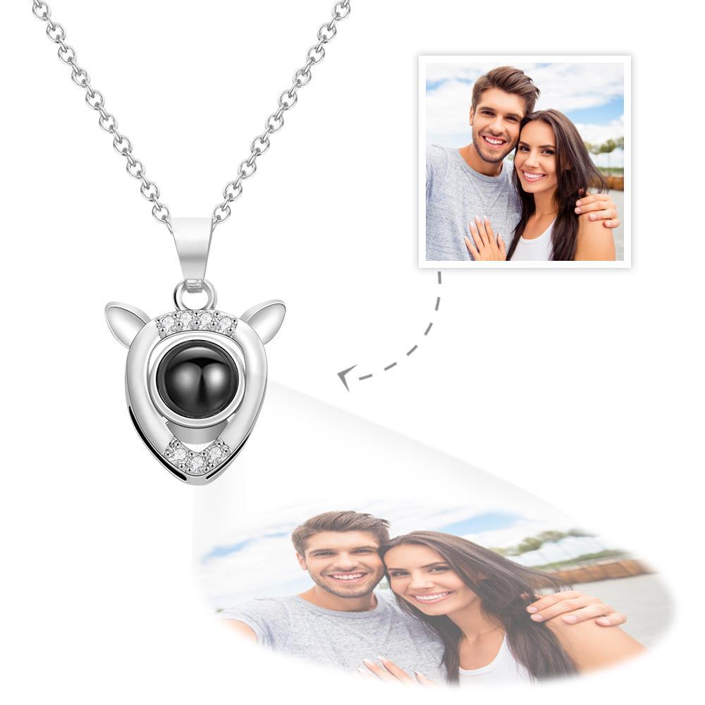 Custom Projection Necklace Custom Photo Unique Gifts - soufeelus