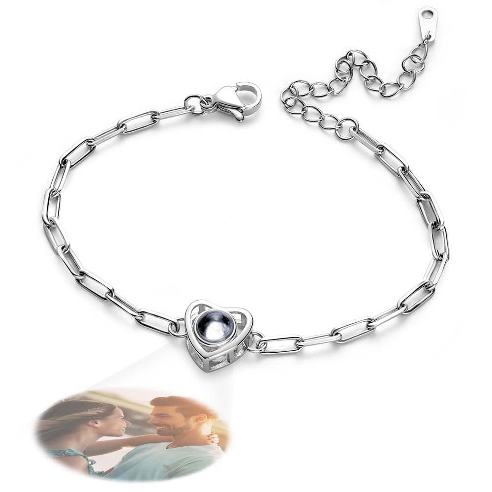 Custom Photo Projection Bracelet Gift for Special Person - soufeelus