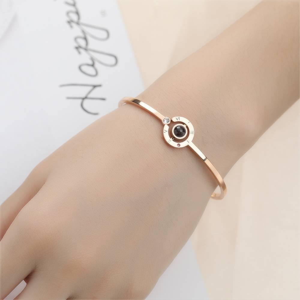 Photo Bracelet Projection Rose Gold - soufeelus