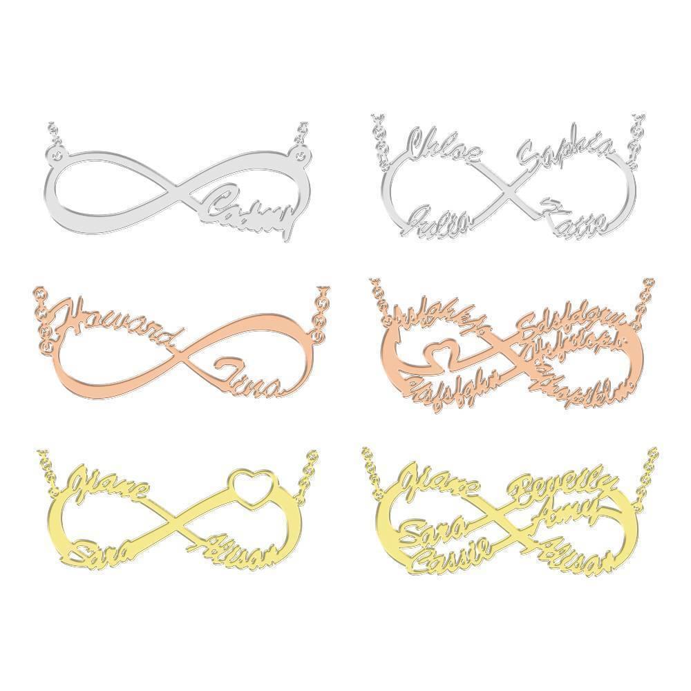 Infinity Name Necklace - soufeelus