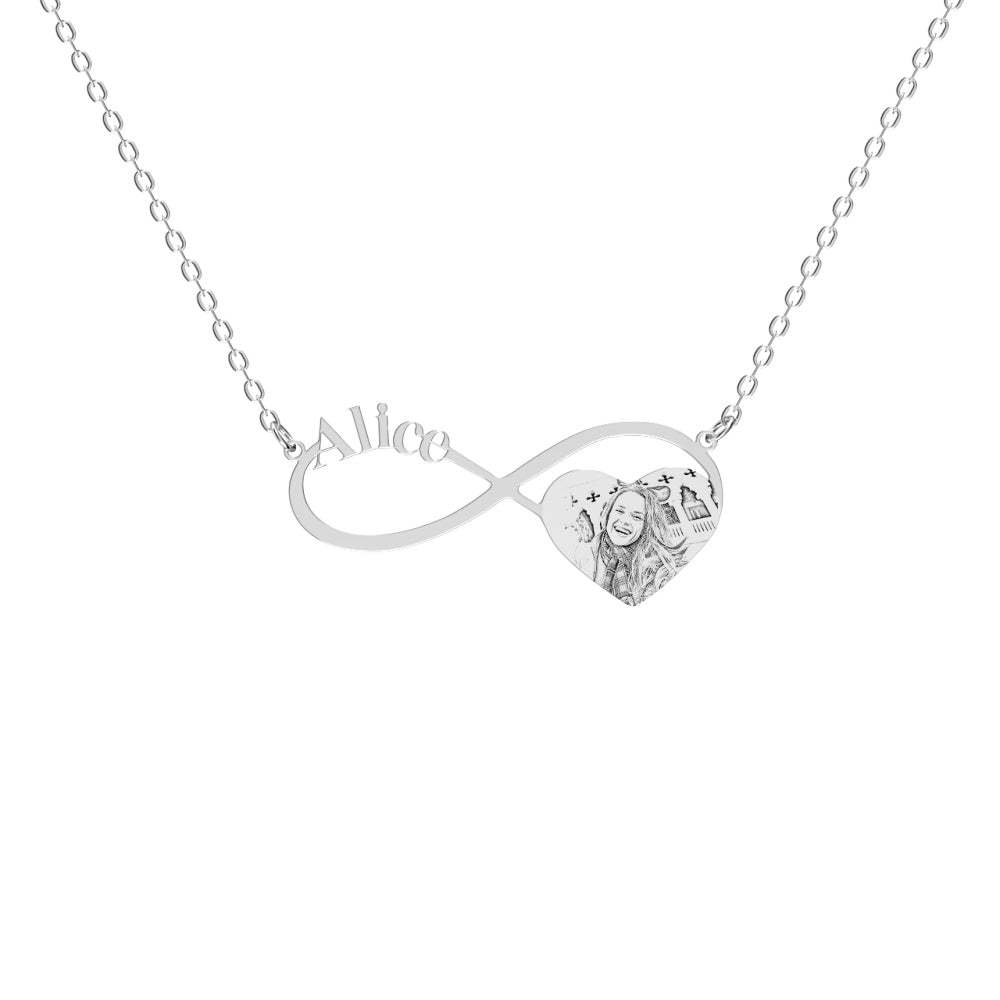 Custom Photo Necklace Mother's Day Gift Personalized Name Necklace for Mom -