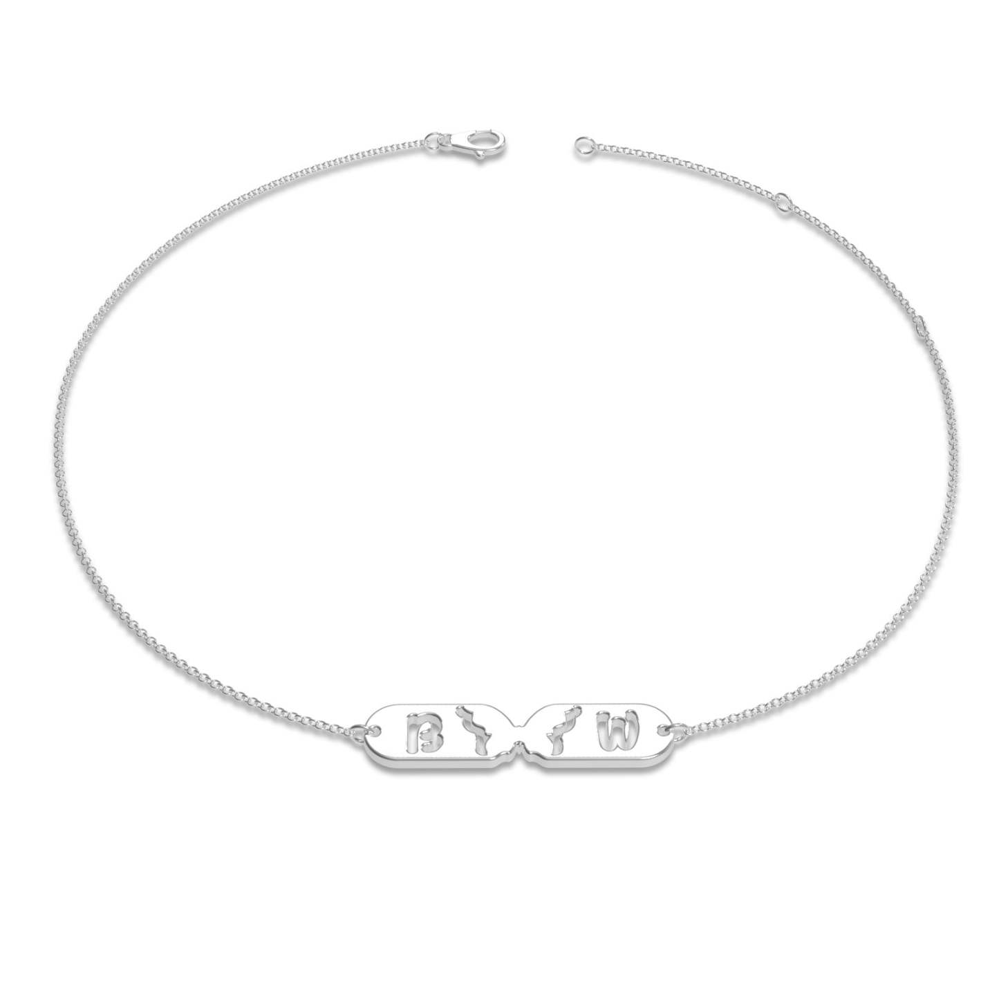 Custom Butterfly Name Bracelet Gift, I Feel Butterflies in My Stomach When I With You -