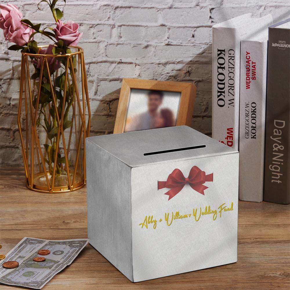 Personalized Piggy Bank Engraved Money Box For Father - soufeelus
