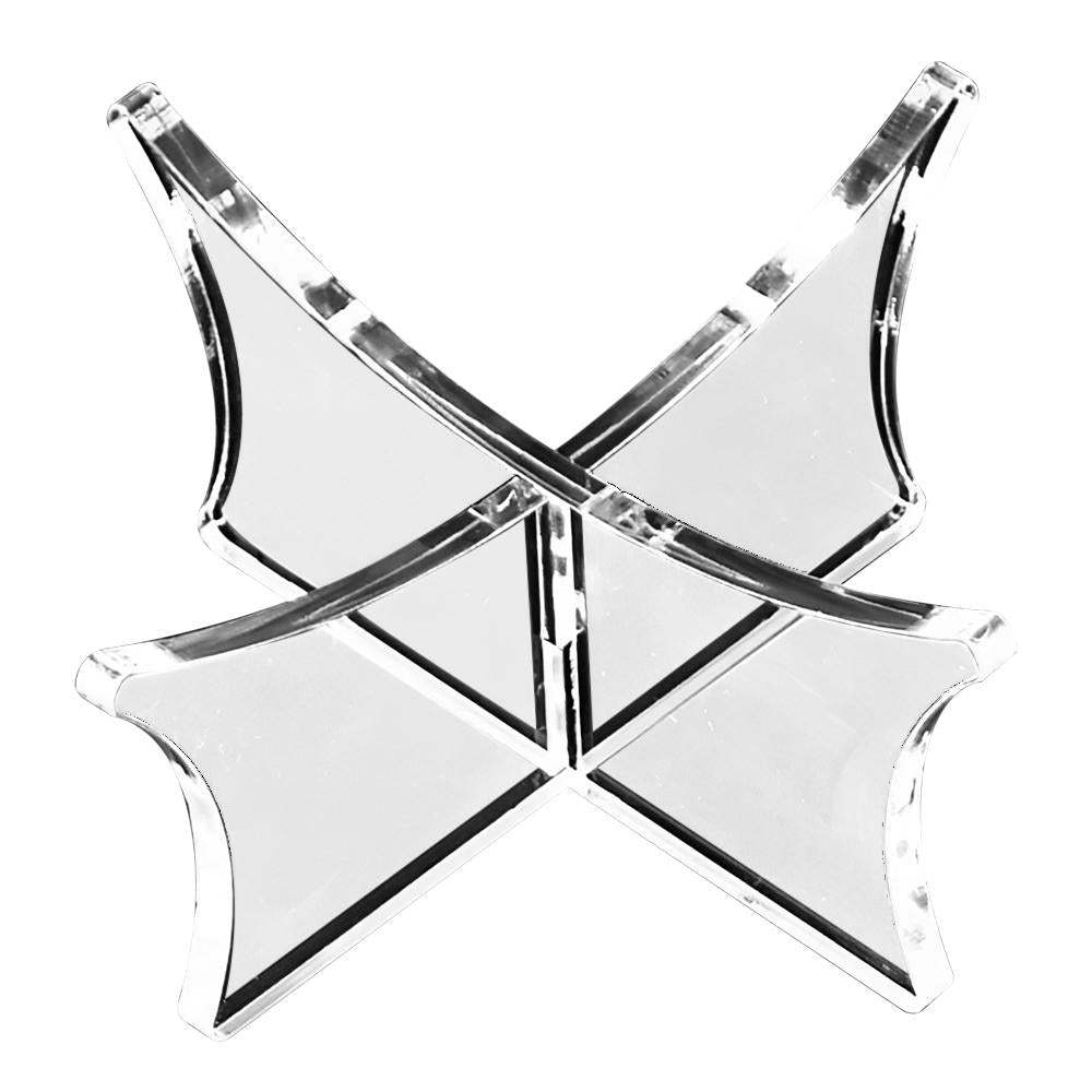 Football Stand Holder Acrylic Clear Ball Display Stand for Basketball Soccer - soufeelus