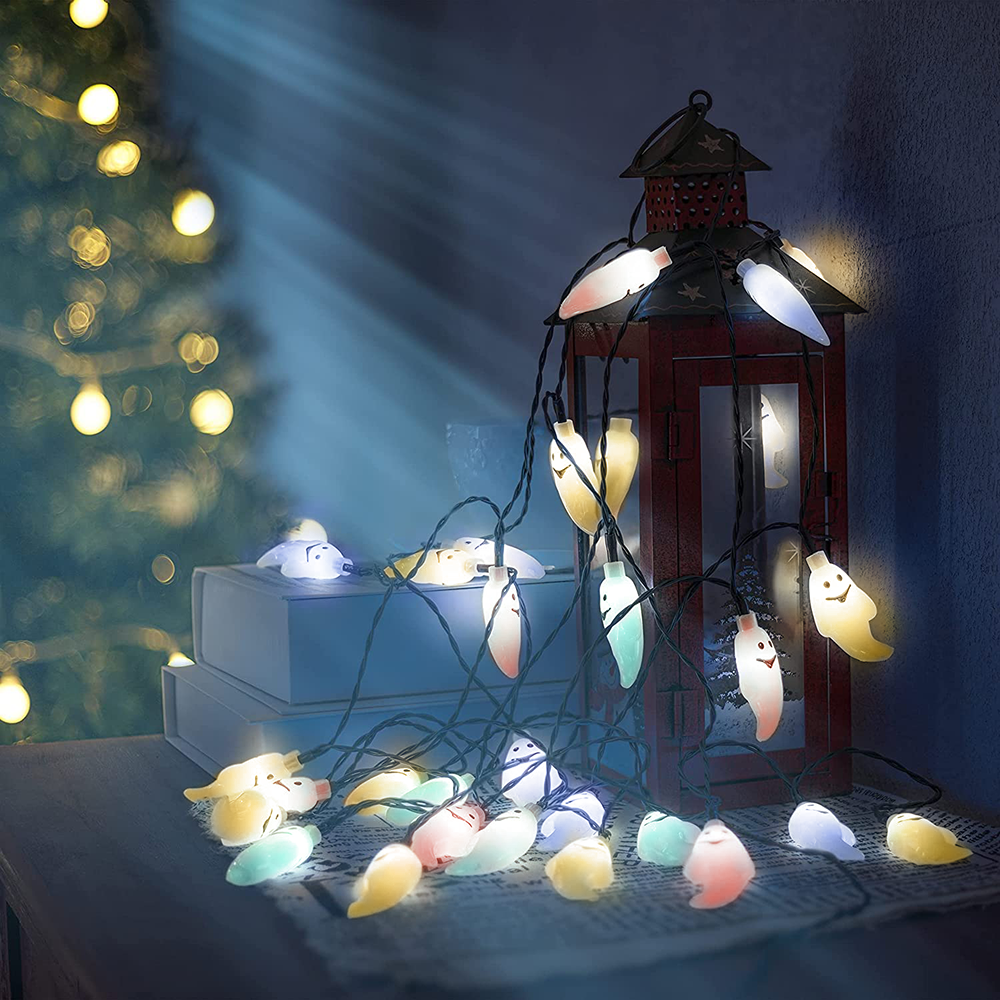 3 Lighting Colors Halloween Decorative String Lights for Halloween Theme Party Indoor Outdoor Decorations - soufeelus