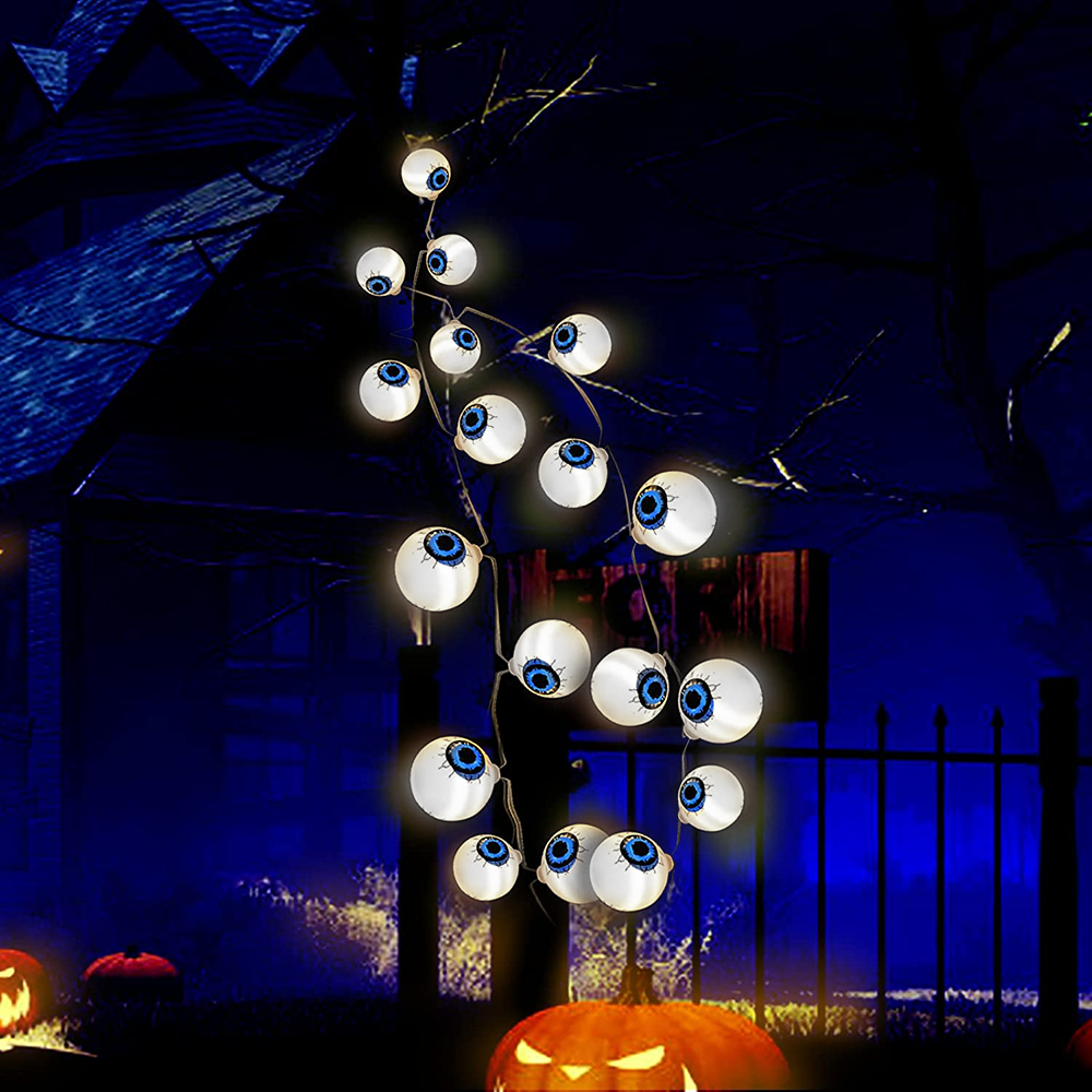 3 Lighting Colors Halloween Decorative String Lights for Halloween Theme Party Indoor Outdoor Decorations - soufeelus
