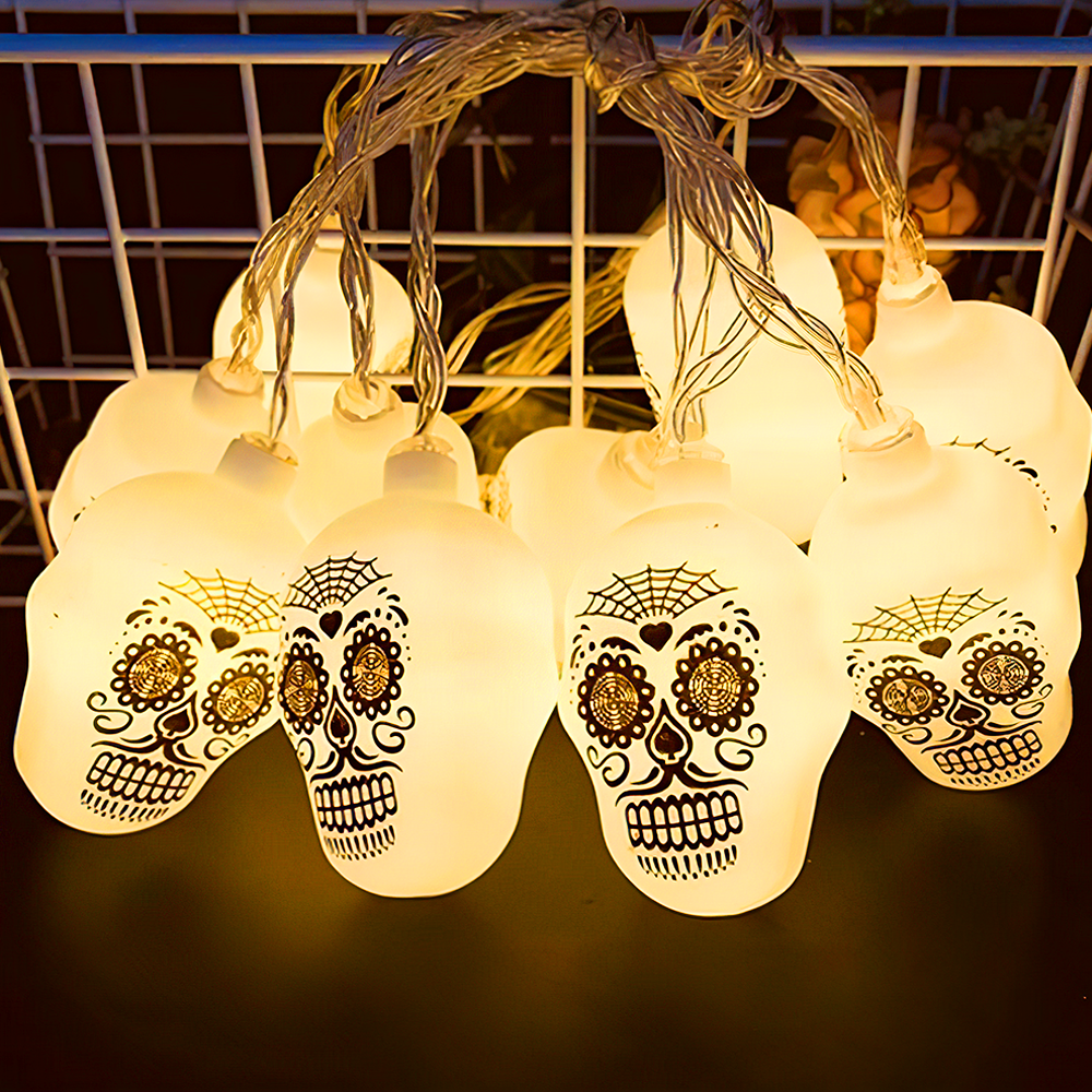 3 Lighting Colors Halloween Decorative String Lights for Halloween Theme Party Indoor Outdoor Decorations - soufeelus