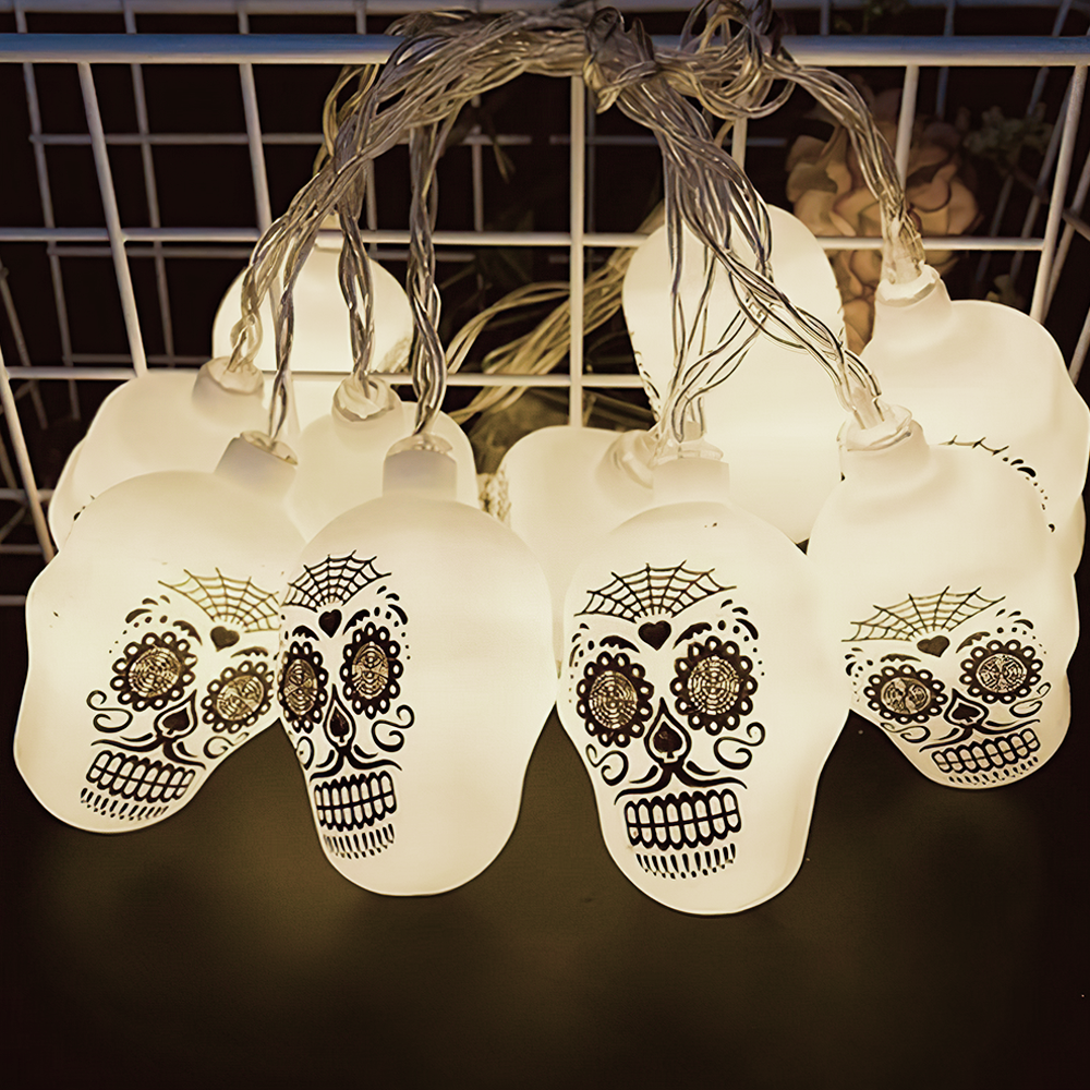 3 Lighting Colors Halloween Decorative String Lights for Halloween Theme Party Indoor Outdoor Decorations - soufeelus