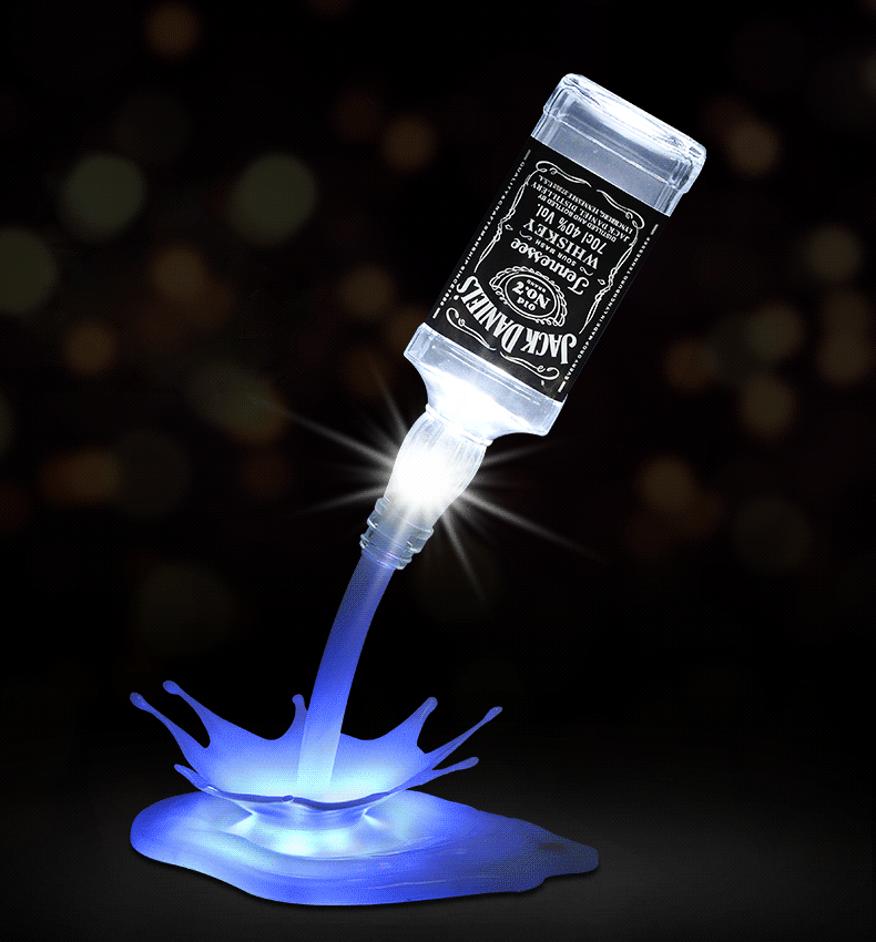 Creative Night Light Pouring Lamp Seven-color Light Unique Gifts - soufeelus