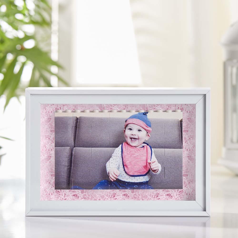 Frame only, bricks not included Thickened Hollow Photo Frame Stereo Specimen Frame 29.7*21cm - soufeelus