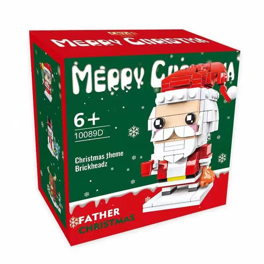 Santa Claus Small Particle Puzzle Building Block Toy Christmas Gifts