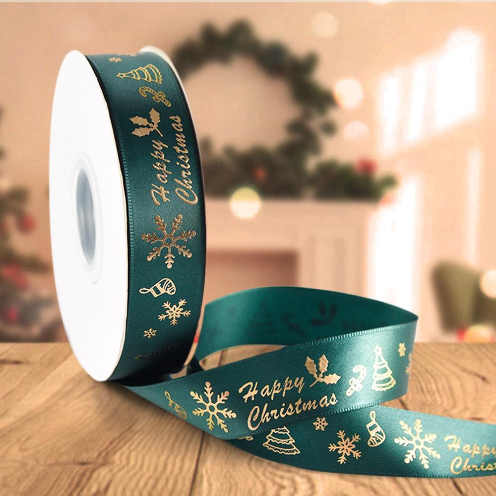 Christmas Holiday Decorations Fun Christmas Ribbon For Gift Wrapping