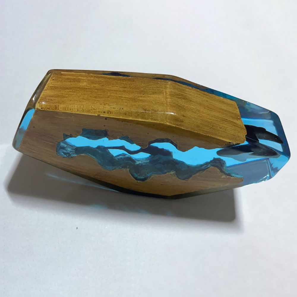 Whale Shark and Diver Night Light Epoxy Resin Lamp Home Decor Unique Gift - soufeelus