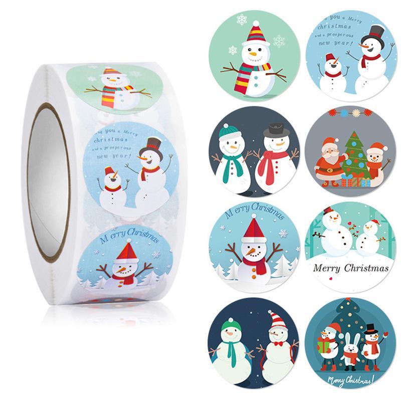 Christmas Stickers Christmas Gift Labels Or Tags Exquisite And Beautiful Stickers