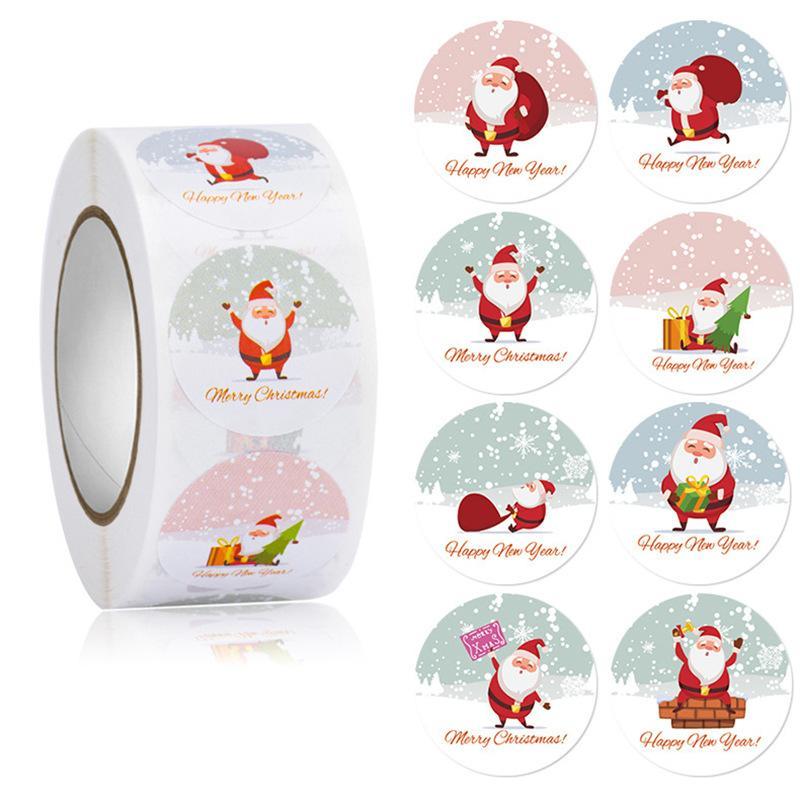 Christmas Stickers Christmas Gift Labels Or Tags Exquisite And Beautiful Stickers