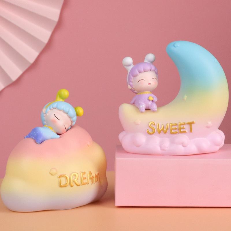 Sweet Dream Lamp Lovely Moon Bedroom Desktop Decoration Creative Birthday Gift