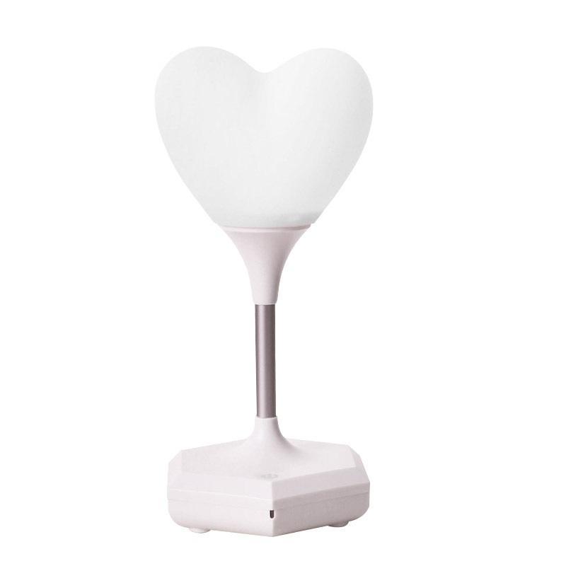 Creative Bedroom Heart-Shaped Lamp Touch Three Modes Charging Night Light