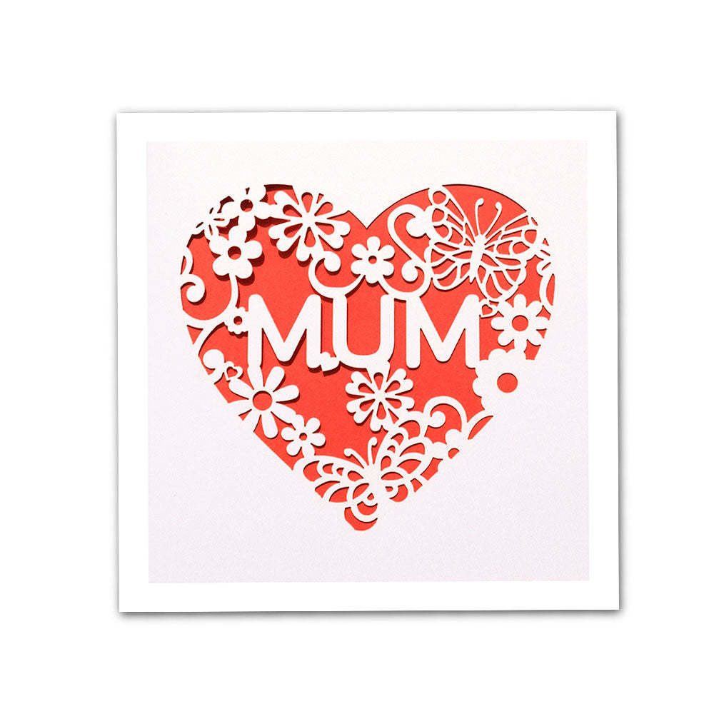Mother's Day Card Mum 3D Pop Up Greeting Card -
