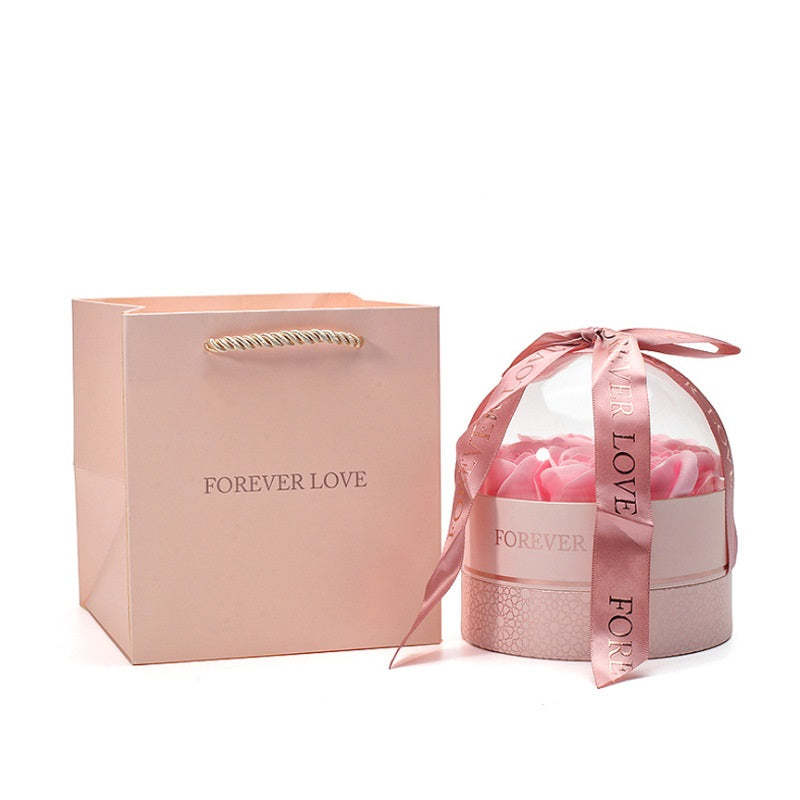 Rose Box Soap Flower Box Bow Box Lipstick Box Locket Ring Box Gift For Her - 