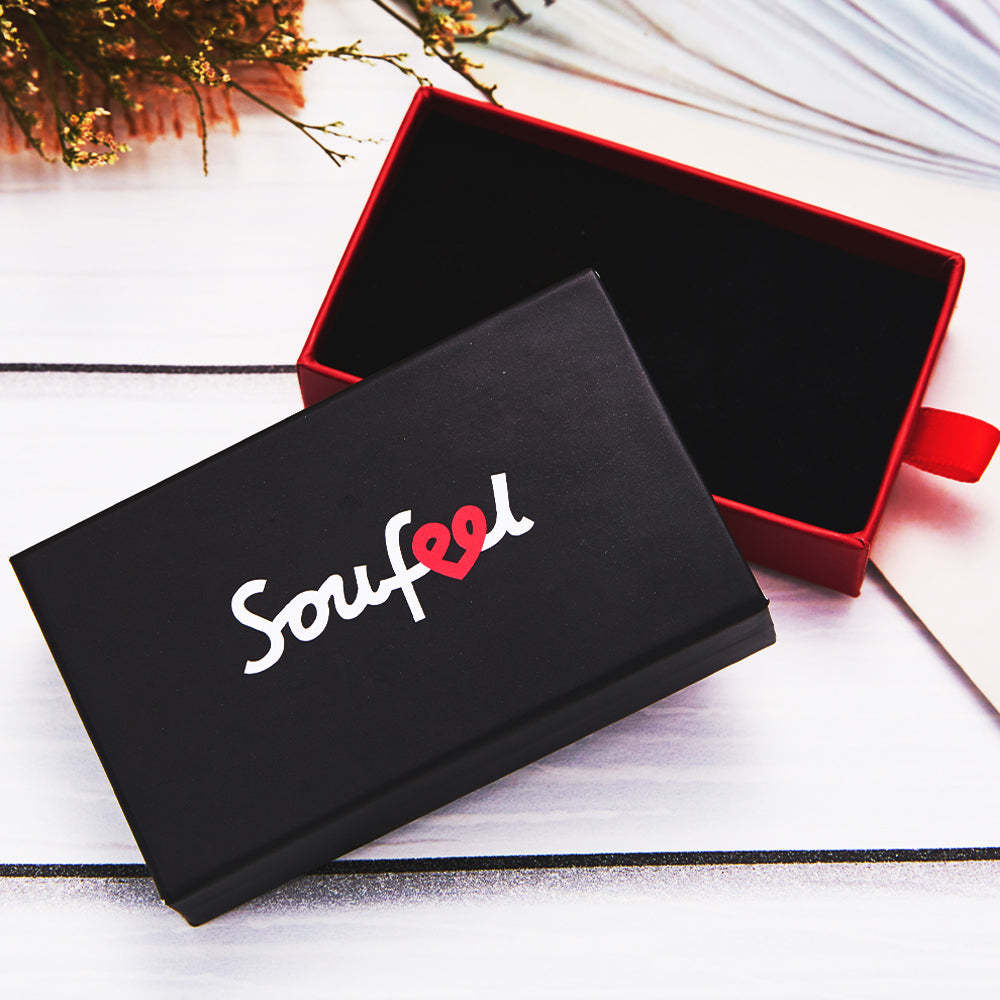 Soufeel Drawer Box Gift Package Cardboard Gift Box with Sponge - 