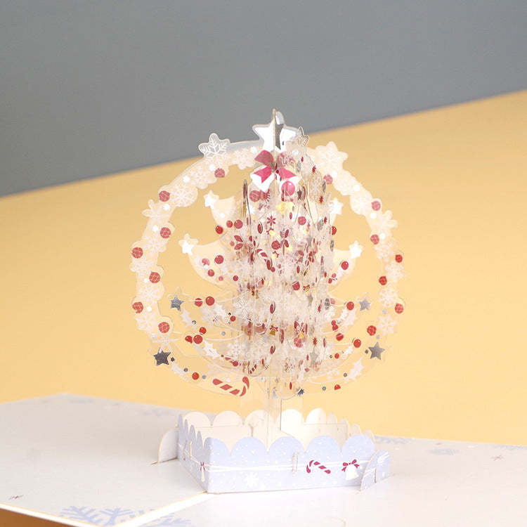 Birthday Card Three-dimensional Crystal Commemorative Gifts -