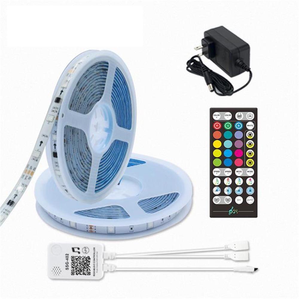 Bluetooth Led Strip Lights Music Sync Smart Lighting Strips for Room Party - soufeelus