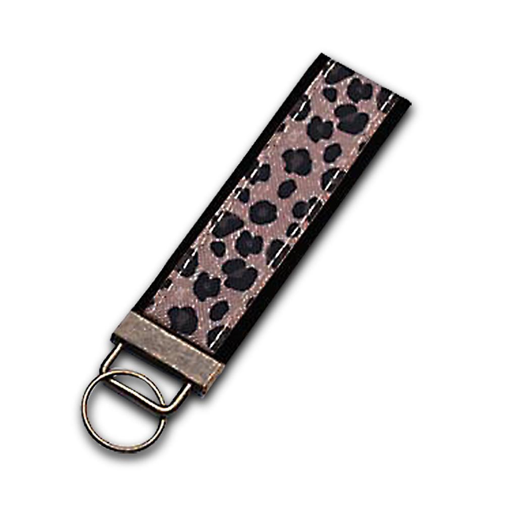Leopard Print Wristlet Keychain Fashion Wrist Strap for Women - soufeelus