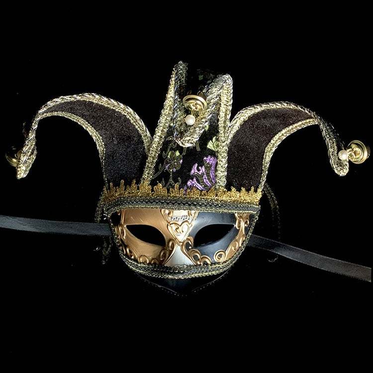 Triangular Bells Venetian Mask Creative Personality Mask Pretty Party Gift