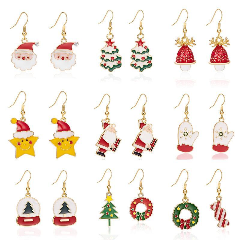 Christmas Earrings Charm Festive Earrings Christmas Theme