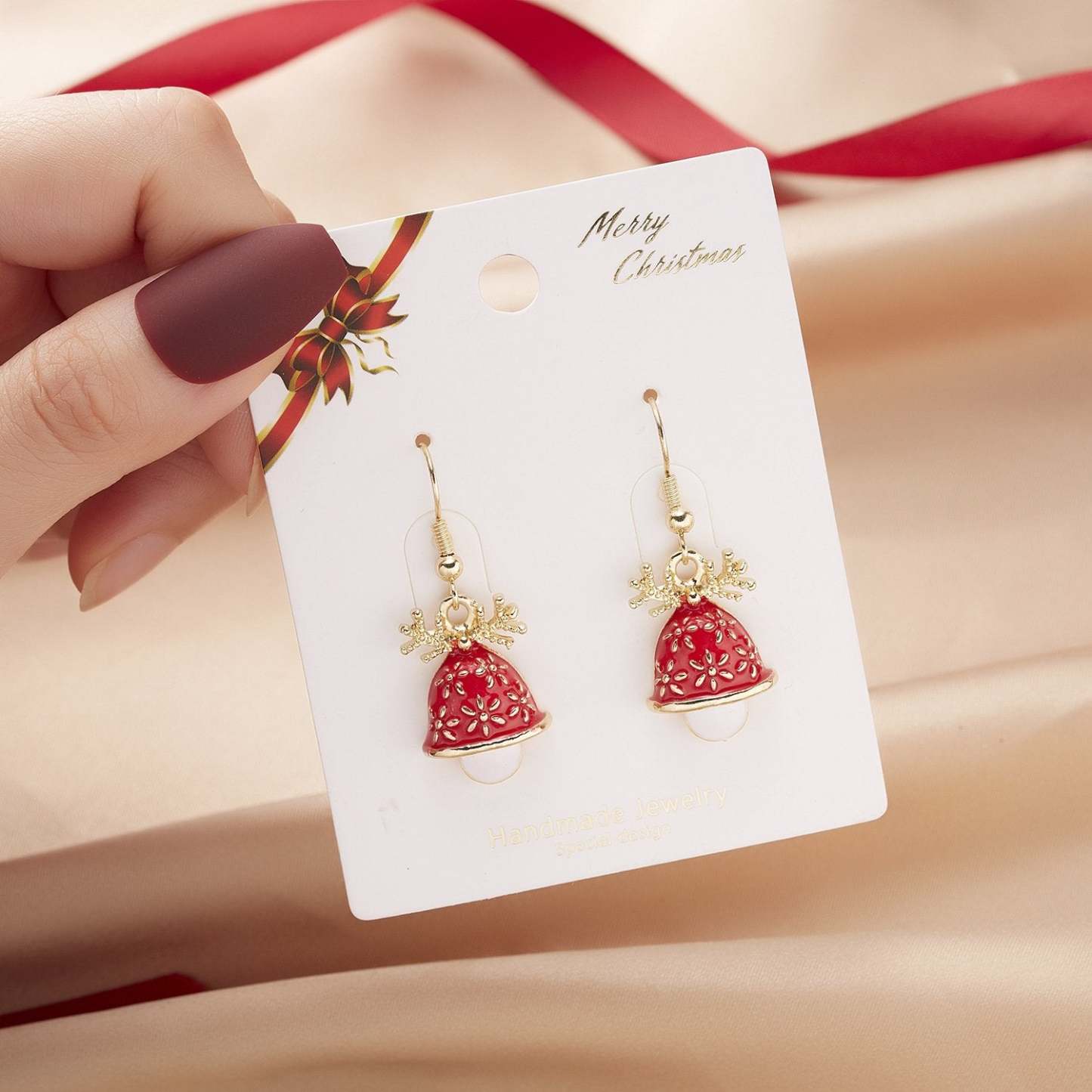 Christmas Earrings Charm Festive Earrings Christmas Theme