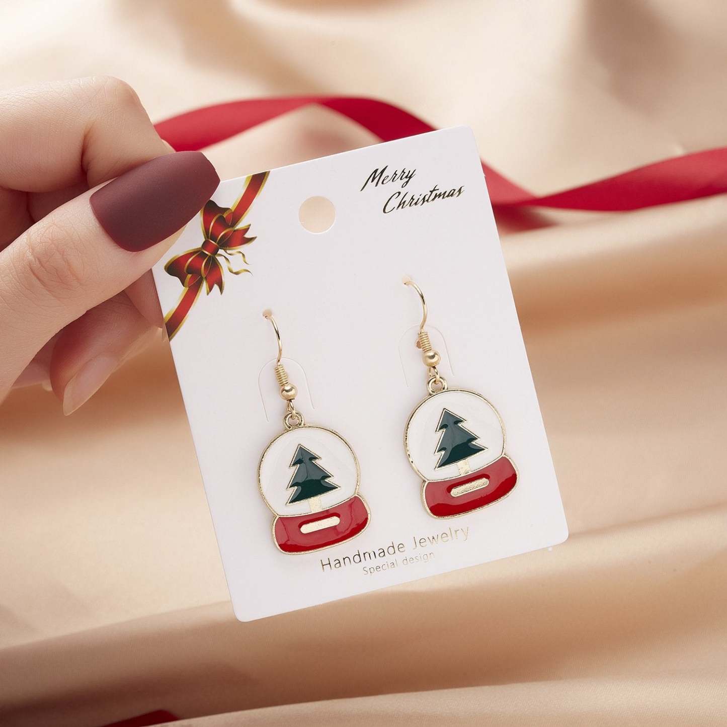 Christmas Earrings Charm Festive Earrings Christmas Theme