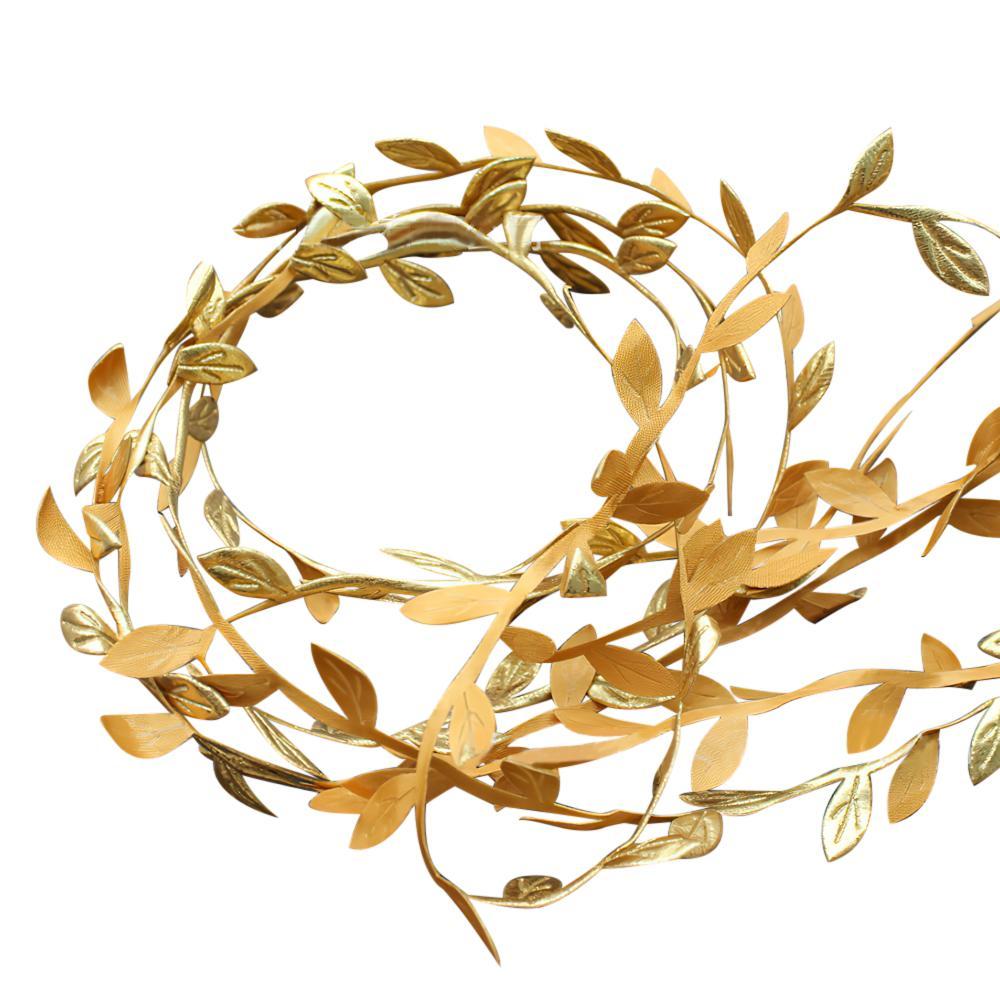 Bridal Leaf Vine Crown Headband Tiara Wedding Headpiece for Women - soufeelus