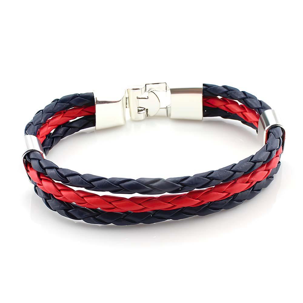 Flag Bracelet World Cup Couple Woven Gifts - soufeelus