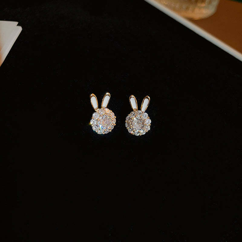 Rabbit Earrings Exquisite Fashion Design Sense Gifts