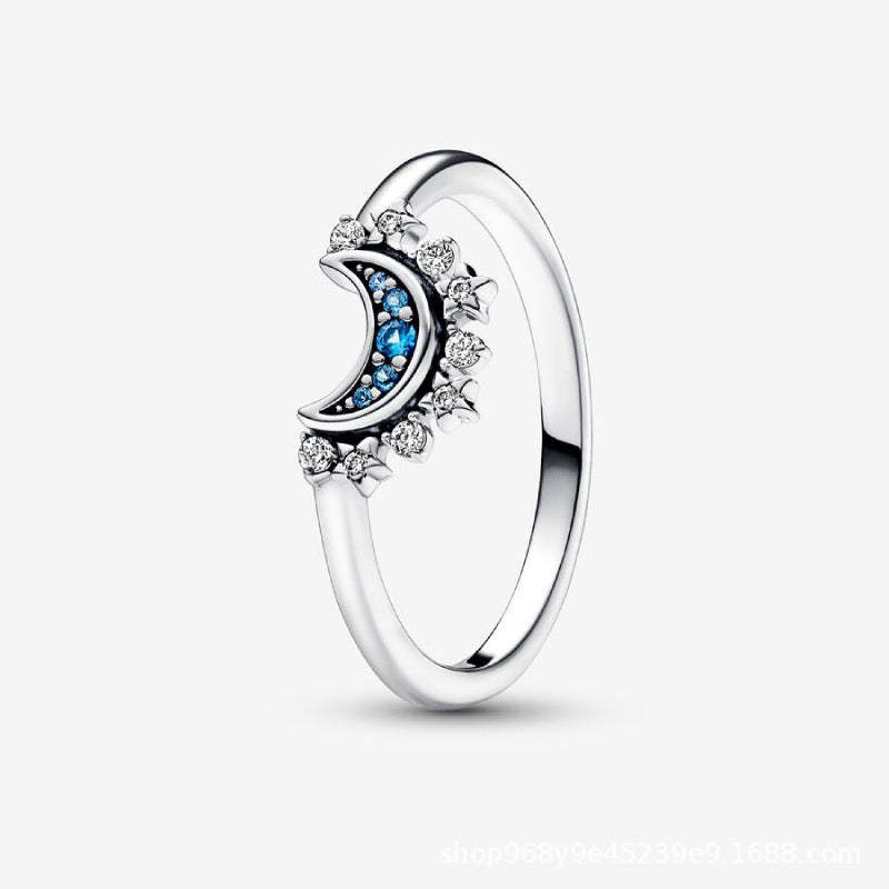 Sun Moon Ring Matching Rings Couple Rings Jewelry Gift for Her or Him - soufeelus