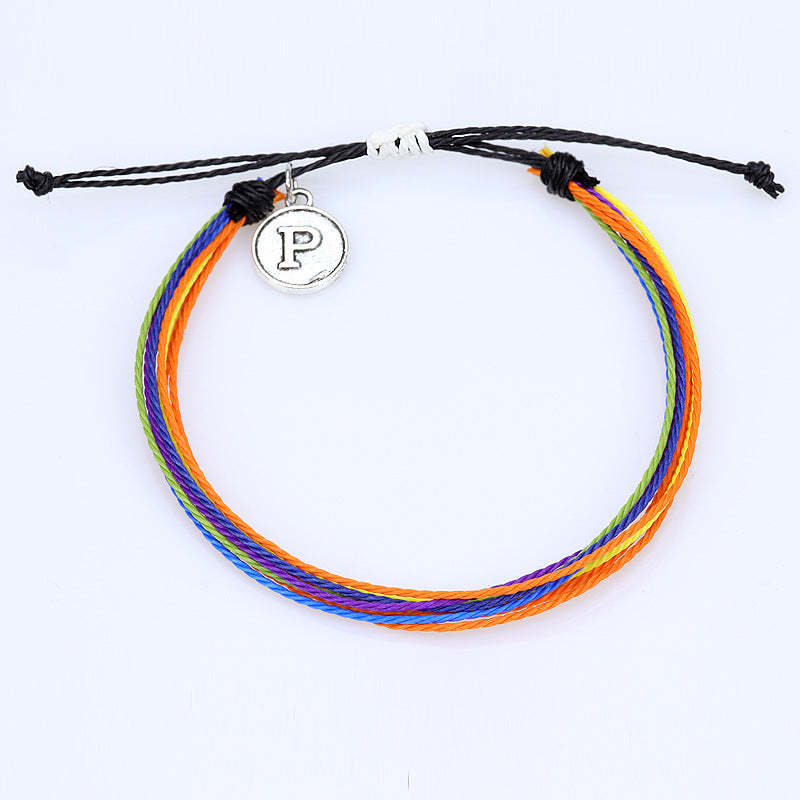 Stylish Braided Bracelet Adjustable Handmade Waterproof Beachy Bracelet - soufeelus