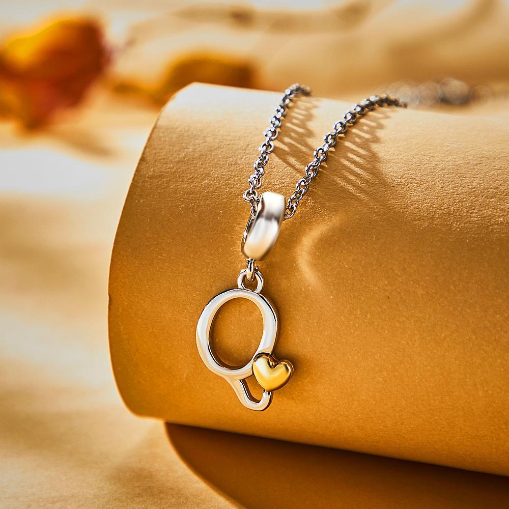 Fashion Letter Necklace Creative Pendant Exquisite Gift -