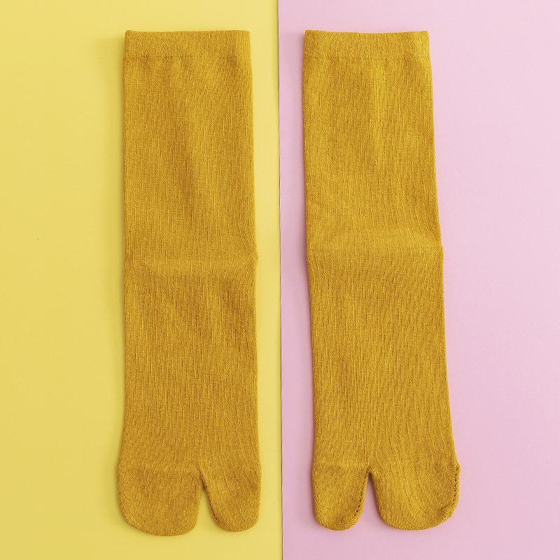 Split Toe Tabi Cotton Socks Men Women Casual Socks Soft Casual Socks