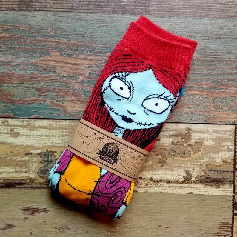 The Nightmare Before Christmas Sally Character Socks High Top Polyester Socks
