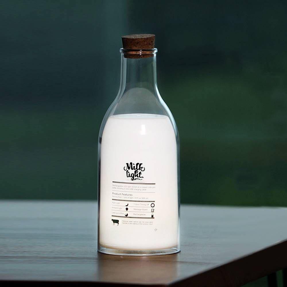 Custom Photo Milk Bottle Night Light - soufeelus