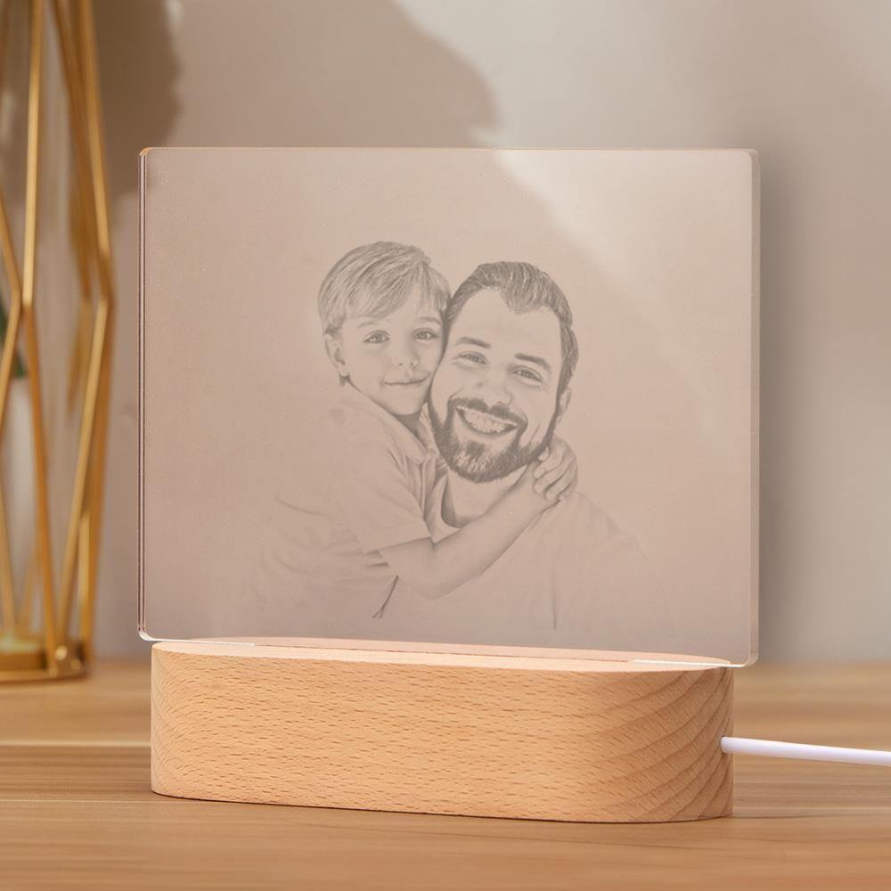 Personalised Photo Night Light Father Theme - soufeelus