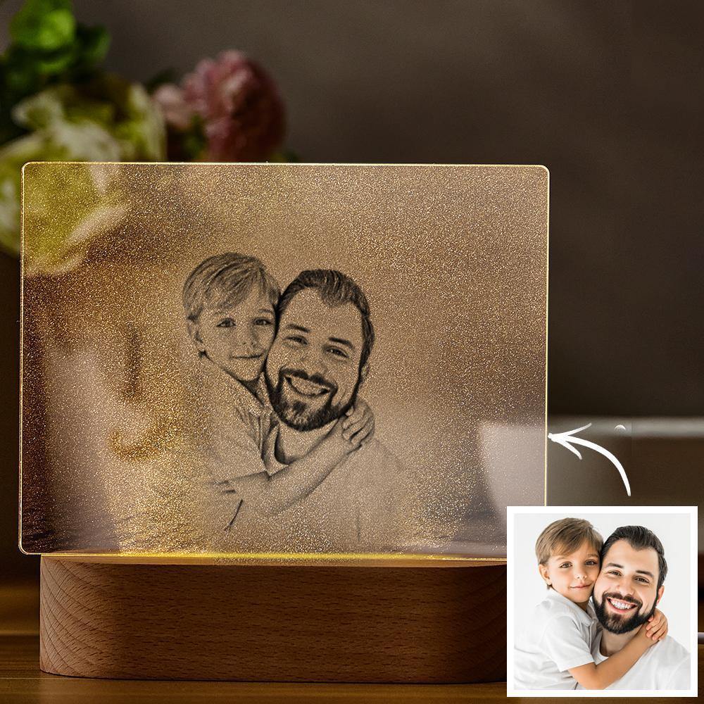 Personalised Photo Night Light Father Theme - soufeelus