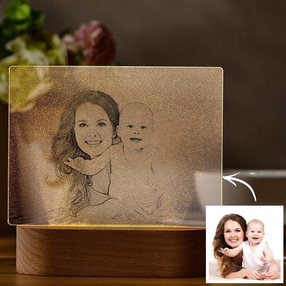 Personalised Photo Night Light Mother Theme - soufeelus
