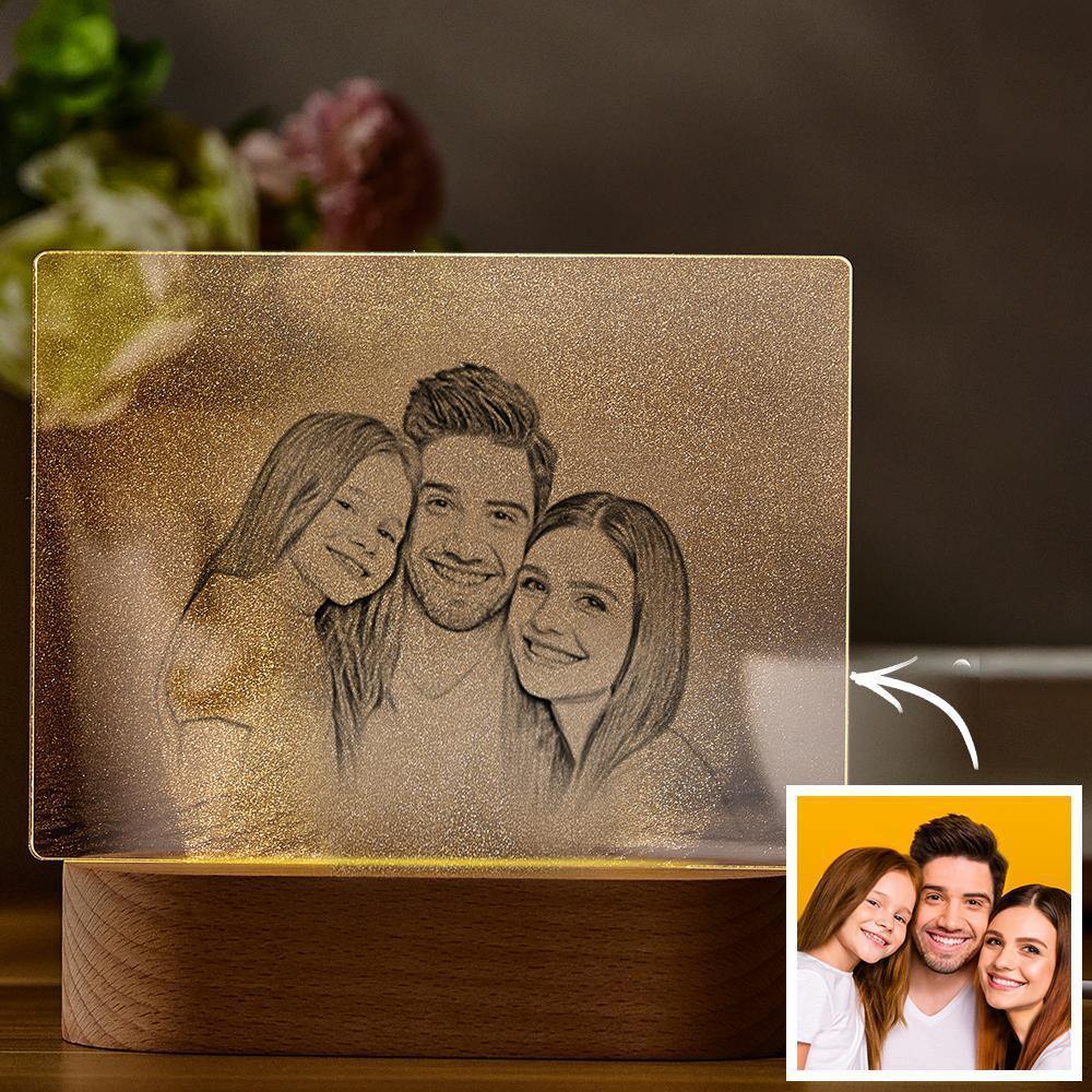 Personalised Photo Night Light Family Theme - soufeelus