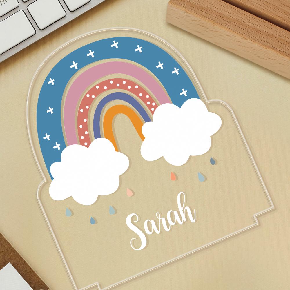 Custom Name Rainbow Night Light For Kids Bedroom Baby Gift detail