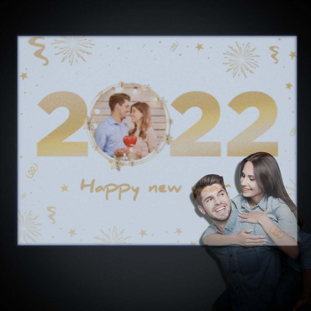 Custom Photo Projector Lamp New Year Home Party Decor Atmosphere Light - 