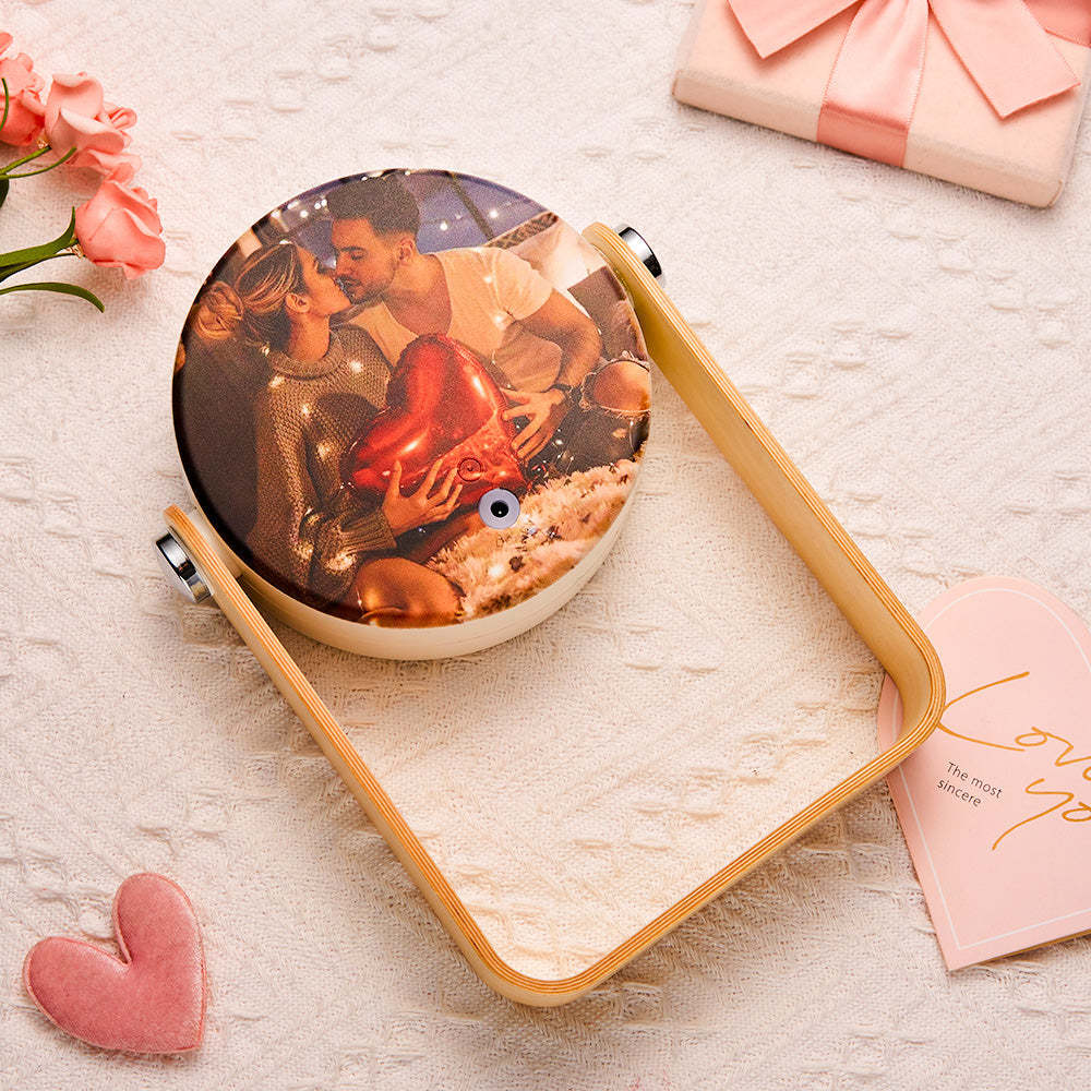 Custom Photo Night Light Portable Retractable Folding Lantern -